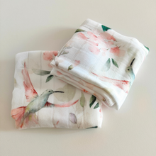 Carica l'immagine nel visualizzatore di Gallery, MINI MUSSOLE IN BAMBOO 100%  - DUO PACK - 50x50 - COLIBRì