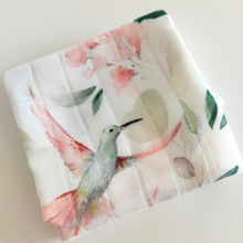 Carica l'immagine nel visualizzatore di Gallery, MINI MUSSOLE IN BAMBOO 100%  - DUO PACK - 50x50 - COLIBRì