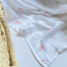 Load image into Gallery viewer, 100% BAMBOO MUSLIN - 100x100 - BUTTERFLIES
