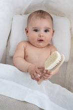 Carica l'immagine nel visualizzatore di Gallery, SET LENZUOLA CULLA E CARROZZINA - MUSSOLA BIO - BIANCO LATTE