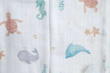 Carica l'immagine nel visualizzatore di Gallery, MINI MUSSOLE IN BAMBOO 100% - DUO PACK - 50x50 - MARE DI COCCOLE