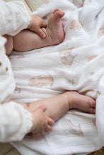 Carica l'immagine nel visualizzatore di Gallery, MUSSOLA IN BAMBOO 100% - 100x100 - CONIGLIETTI