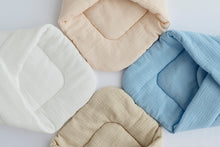 Carica l'immagine nel visualizzatore di Gallery, SACCO NANNA AVVOLGI BEBÉ - MUSSOLA BIO - BIANCO LATTE