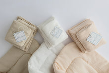 Carica l'immagine nel visualizzatore di Gallery, SACCO NANNA AVVOLGI BEBÉ - MUSSOLA BIO - BIANCO LATTE