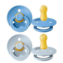 Carica l'immagine nel visualizzatore di Gallery, CIUCCI BIBS - SET DI 2 CIUCCI - CELESTE e NUVOLA