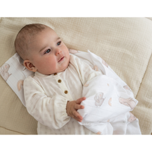 Carica l'immagine nel visualizzatore di Gallery, MUSSOLA IN BAMBOO 100% - 100x100 - CONIGLIETTI