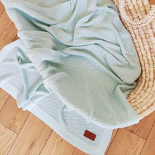 Carica l'immagine nel visualizzatore di Gallery, COPERTA A MAGLIA IN BAMBOO 100% - 80x100