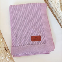 Carica l'immagine nel visualizzatore di Gallery, COPERTA A MAGLIA IN BAMBOO 100% - 80x100