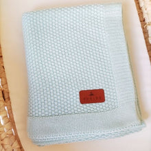 Carica l'immagine nel visualizzatore di Gallery, COPERTA A MAGLIA IN BAMBOO 100% - 80x100