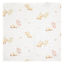 Carica l'immagine nel visualizzatore di Gallery, MINI MUSSOLE IN BAMBOO 100% - DUO PACK - 50x50 - BABY HIPPO