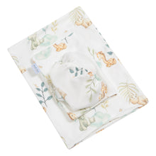 Carica l'immagine nel visualizzatore di Gallery, SET LENZUOLA CULLA E CARROZZINA - CUCCIOLI DELLA SAVANA