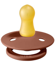 Load image into Gallery viewer, BIBS PACIFIERS - SET OF 2 PACIFIERS - BRICK RED and POWDER PINK