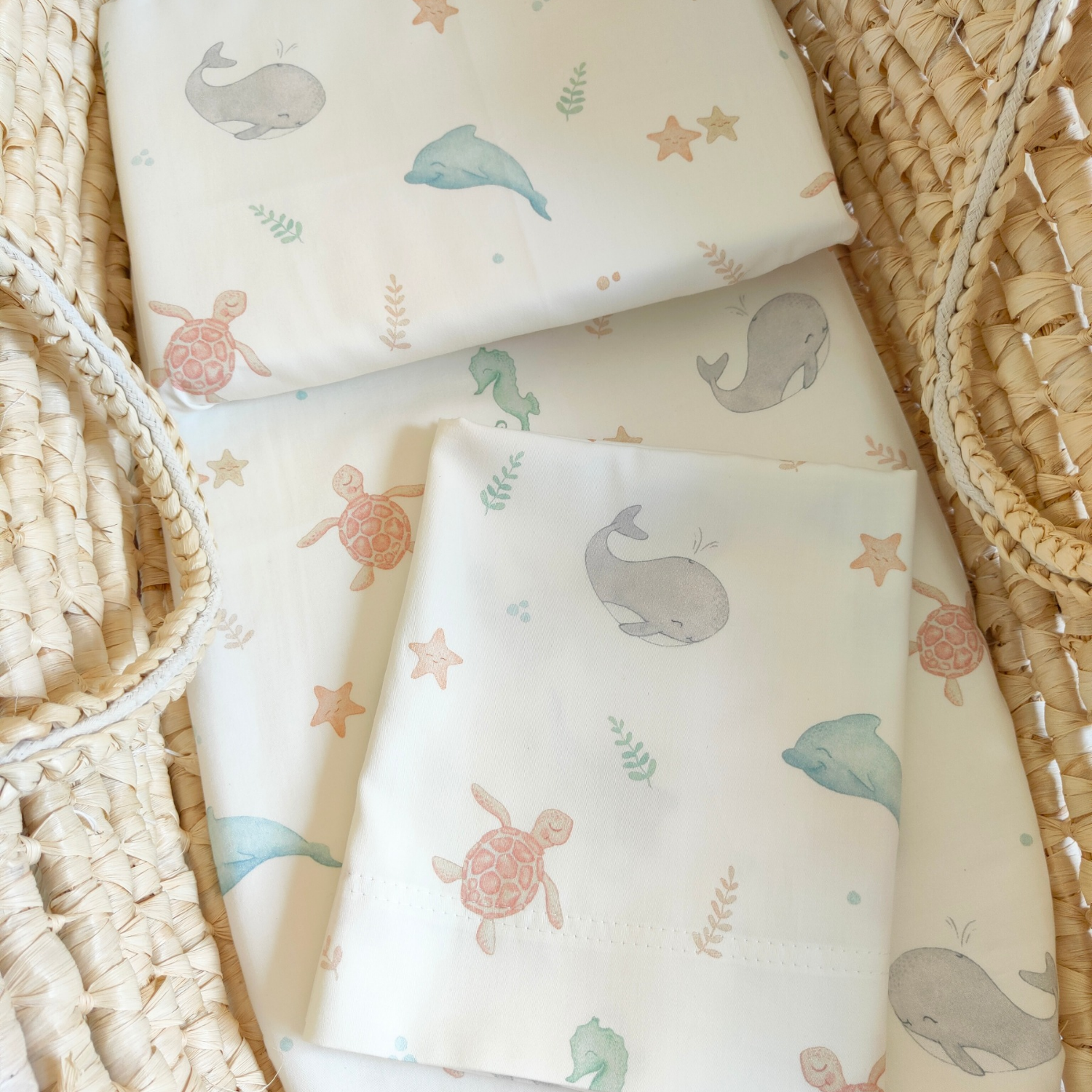 Set Lenzuola Per Culla E Carrozzina Tenarelli - Mio Piccolo, Made In Italy, Elegante - Foto 2