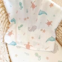 Load image into Gallery viewer, MINI MUSLINS IN 100% BAMBOO - DUO PACK - 50x50 - SEA OF CUDDLES
