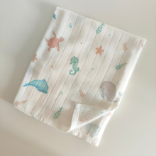 Load image into Gallery viewer, 100% BAMBOO MUSLIN - 100x100 - SEA OF CUDDLES
