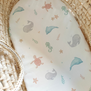 Fitted sheet for cot and pram - 40x80 - SEA OF CUDDLES