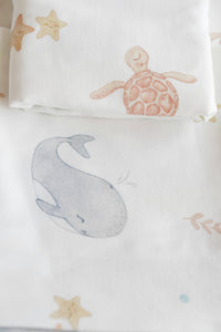 SET LENZUOLA CULLA E CARROZZINA - MARE DI COCCOLE