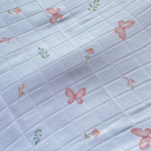 Load image into Gallery viewer, MINI MUSLINS IN 100% BAMBOO - DUO PACK - 50x50 - BUTTERFLIES
