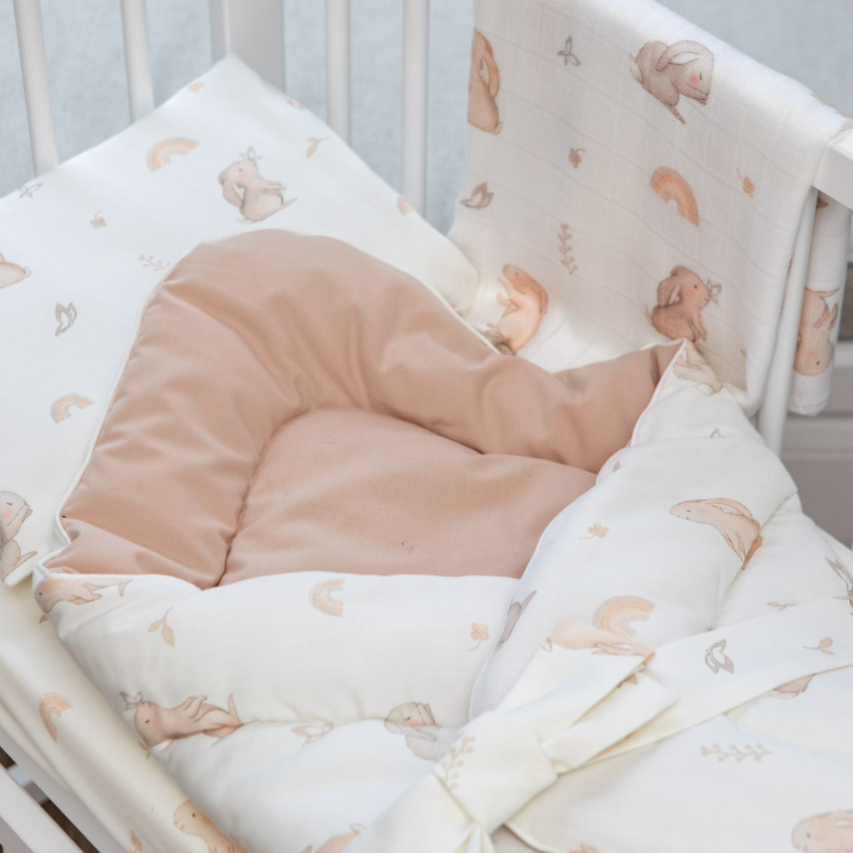 DUDU N GIRLIE Coperta in mussola in 100% cotone, 72 x 72 cm, 6 pezzi DUDU N GIRLIE Coperta in mussola in 100% cotone, 72 x 72 cm, 6 pezzi